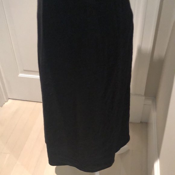 Madewell linen-blend button wrap midi dress - Picture 6 of 9
